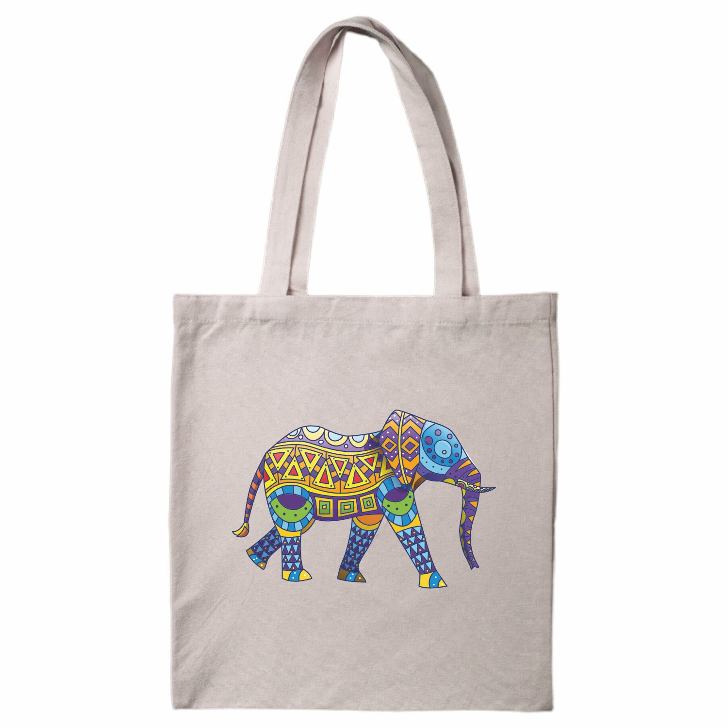 Ethnic Elephant Tote Bag